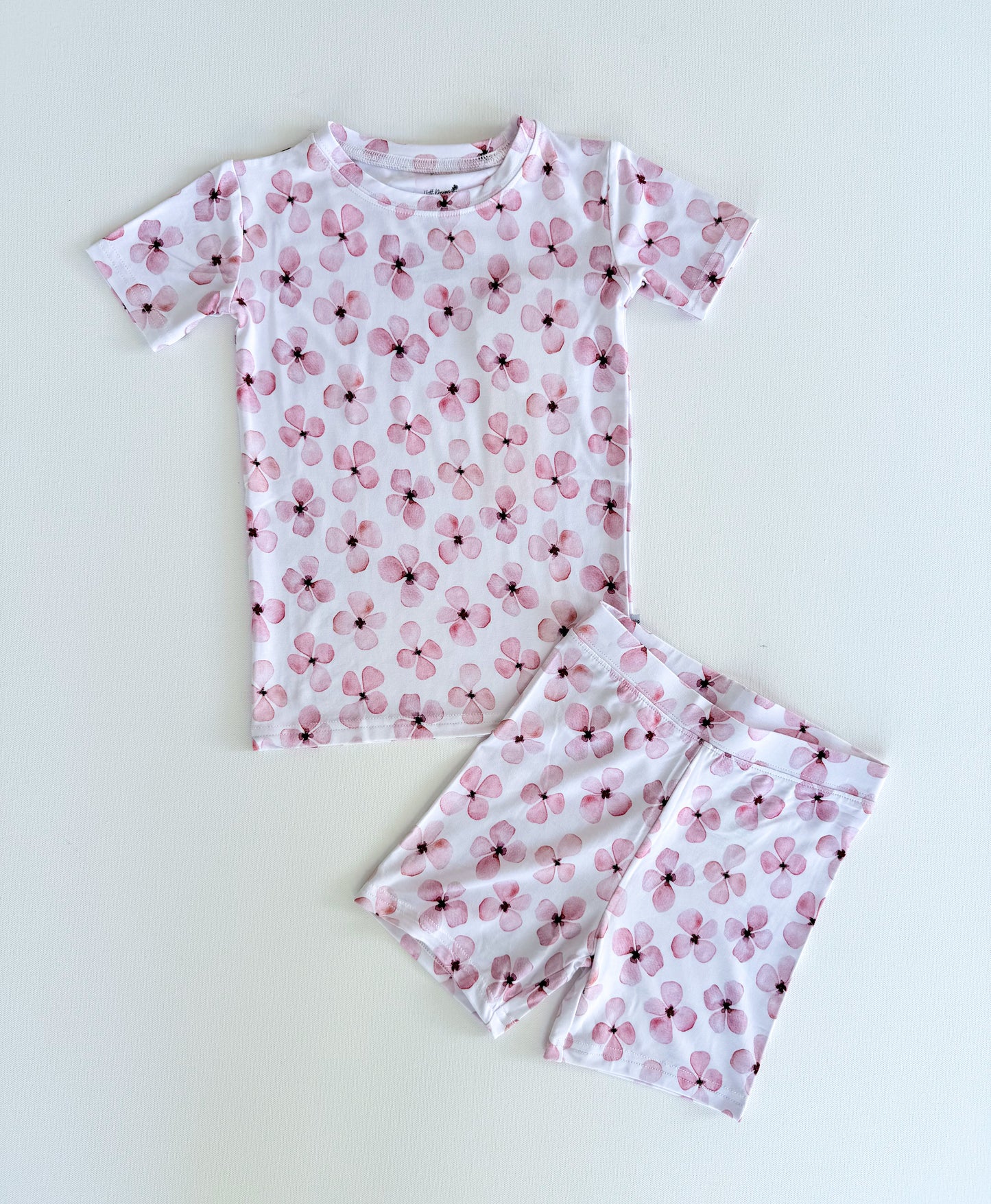 Short Sleeve with Shorts Two Piece Sets (2T- 7/8)