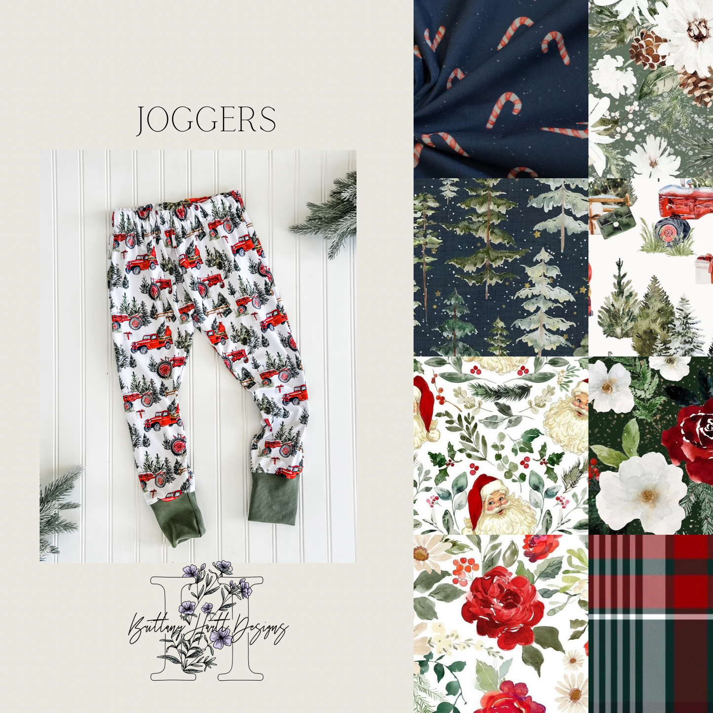 Christmas Joggers (sizes 7/8y-9/10y)