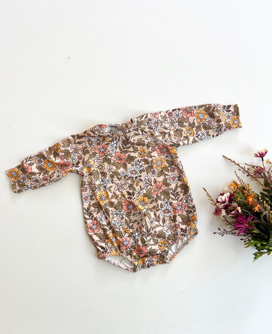 0/3M Blooms Bubble Bodysuits