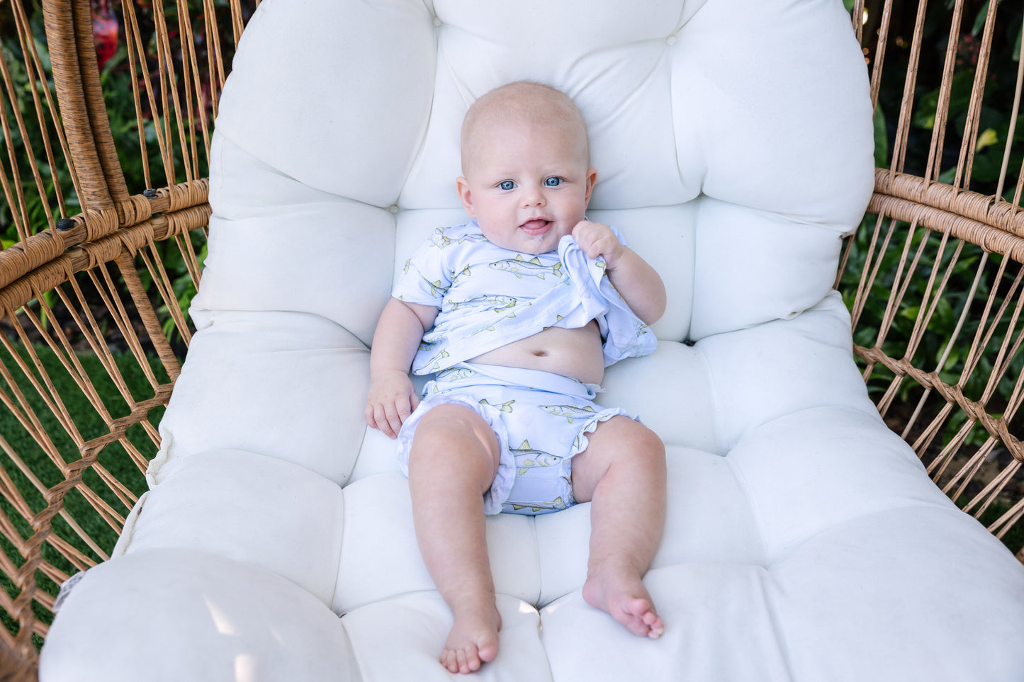 Snook Peplum and Ruffle Bloomer Sets (0/3M-12/18M)