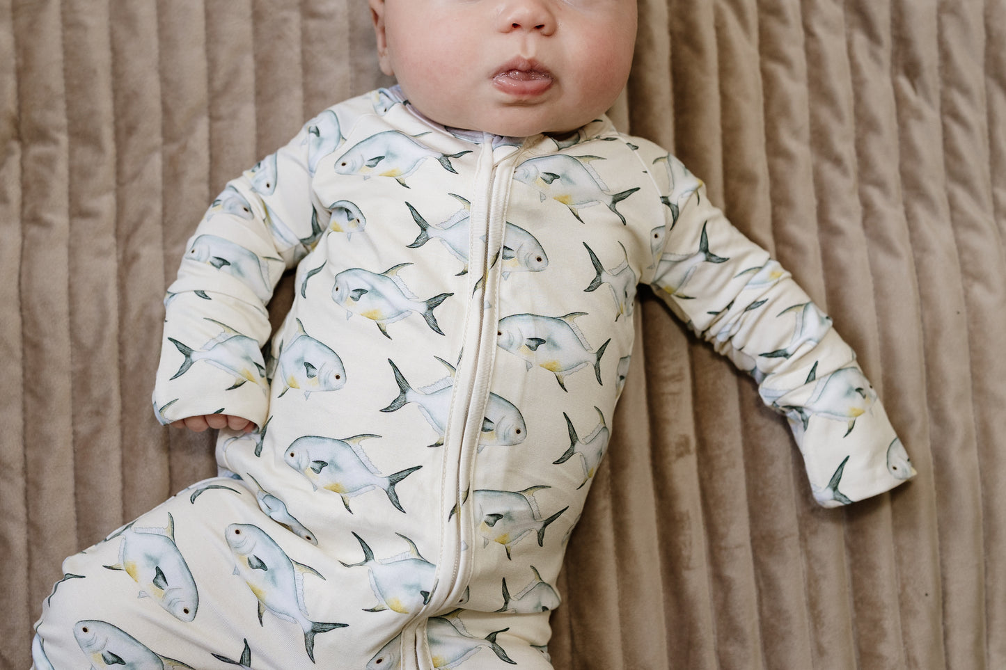 Zippy Sleepers with Fold Over Cuffs (0/3M-12/18M)