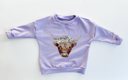 Hewie the Cow American Milled CS French Terry Dolman Sweatshirts (Sizes 0/3M-9/10)