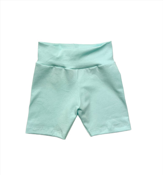 Spring Solid American Milled Cotton Jersey Biker Shorts(Sizes 0/3M-9/10)