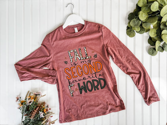 RTS Fall is my Second Favorite F Word Adult Tee (SM)