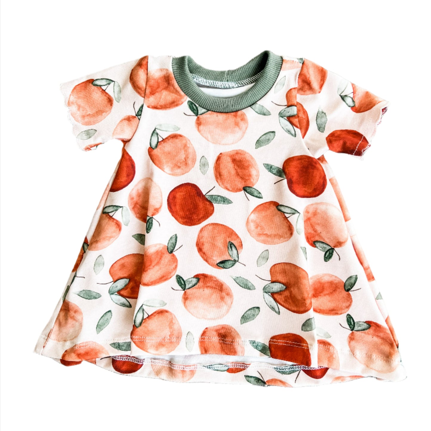 Peach T-Shirt Dress