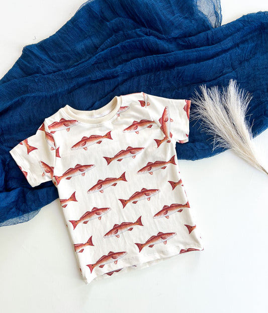 2T or 3T Redfish Basic Tee