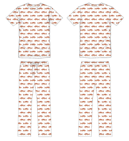 Redfish Men's Short Sleeve + Pants PREORDER *SHIPS NOVEMBER 2026*
