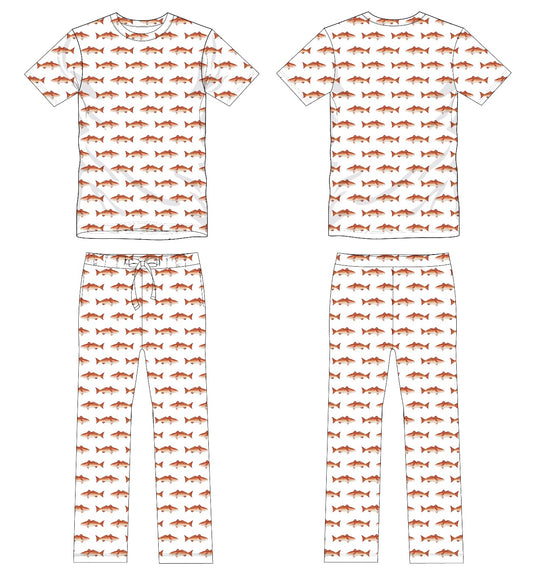 Redfish Men's Short Sleeve + Pants PREORDER *SHIPS NOVEMBER 2026*