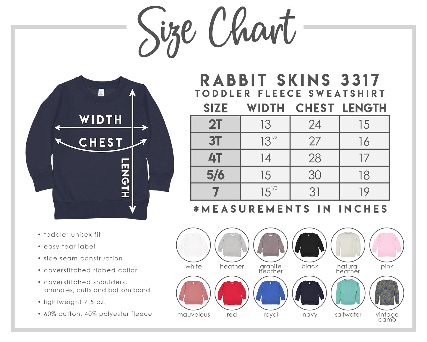 Mini Crewneck Sweatshirt (Toddler & Youth Sizes)