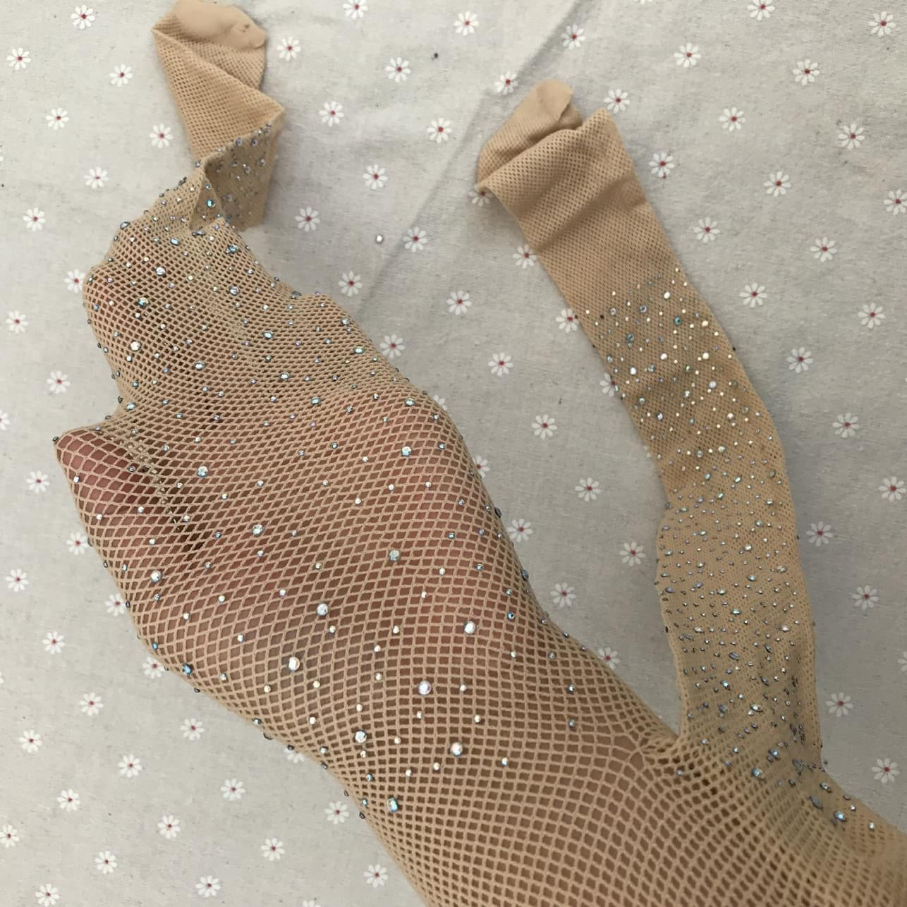 Sparkle Tights (Nude, Black, or Red)
