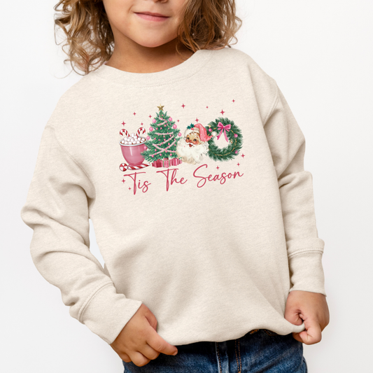 Tis the Season (Toddler & Youth Sizes) Crewneck Sweatshirts