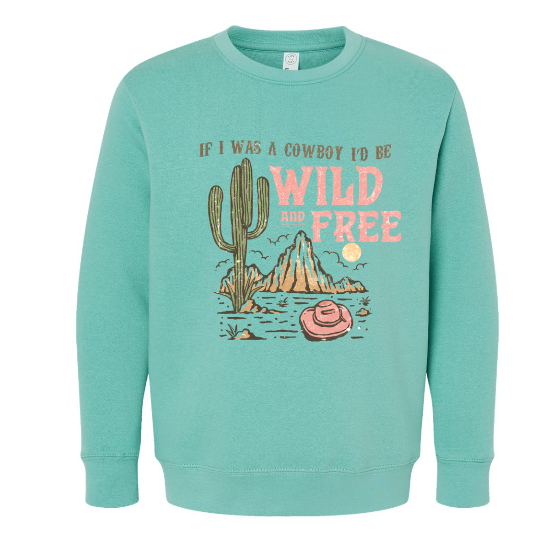 Wild and Free Crewneck Sweatshirt (Toddler & Youth Sizes)