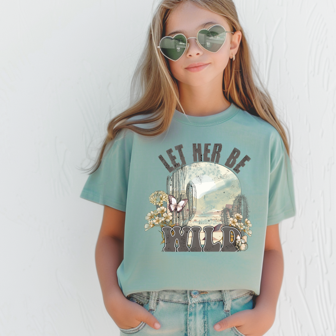 Let Her Be Wild Short/ Long Sleeve Tees (Toddler/ Youth Sizes)