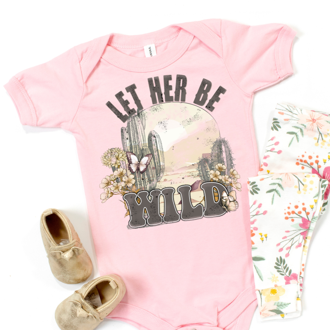 Let Her Be Wild Infant Bodysuits