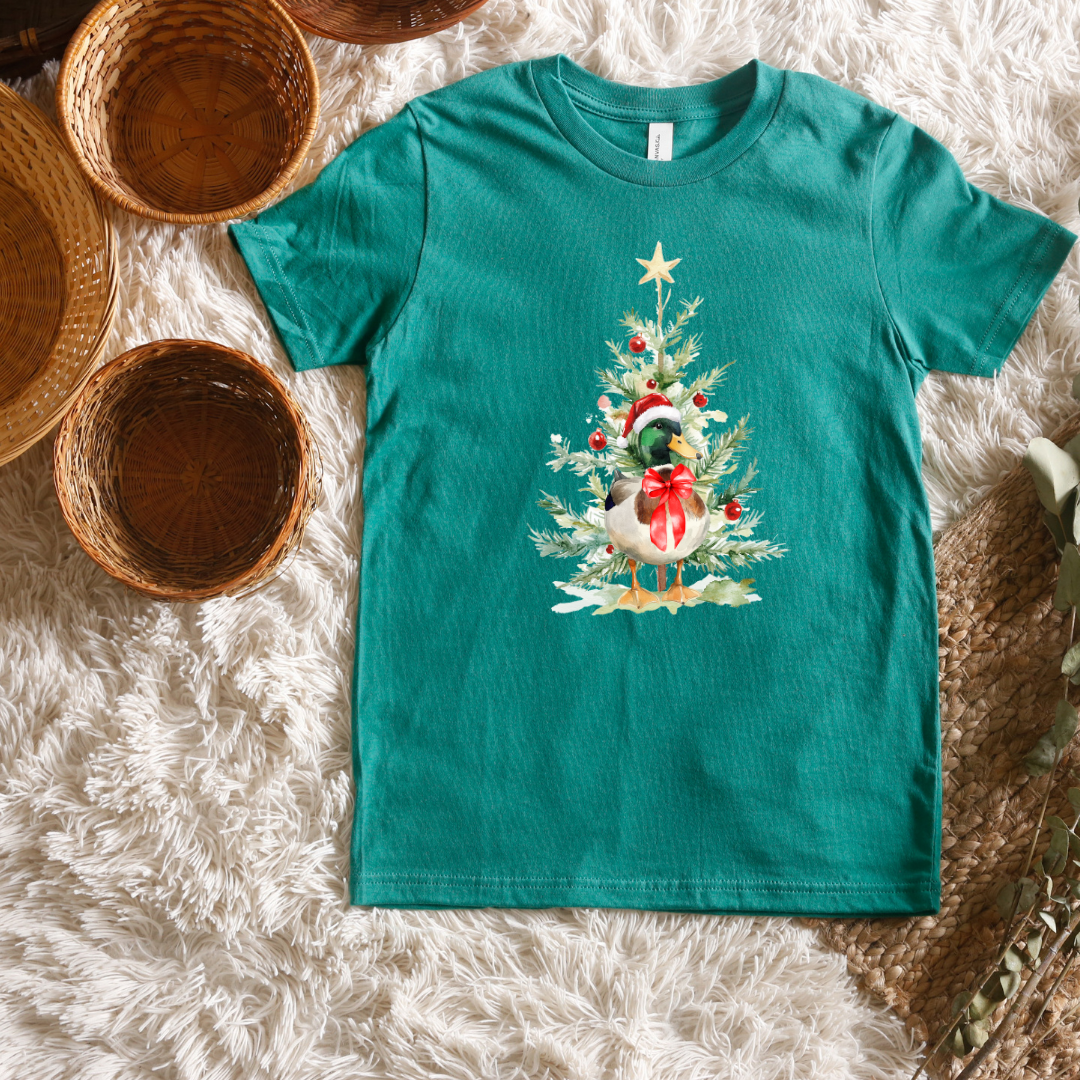 Mallard Christmas Truck Short/ Long Sleeve Tees (Toddler/ Youth Sizes)