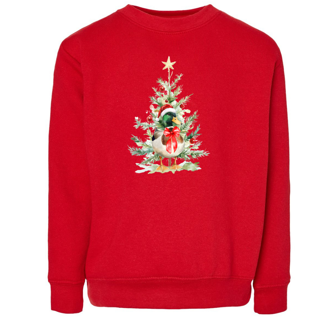 Mallard Christmas (Toddler & Youth Sizes) Crewneck Sweatshirts