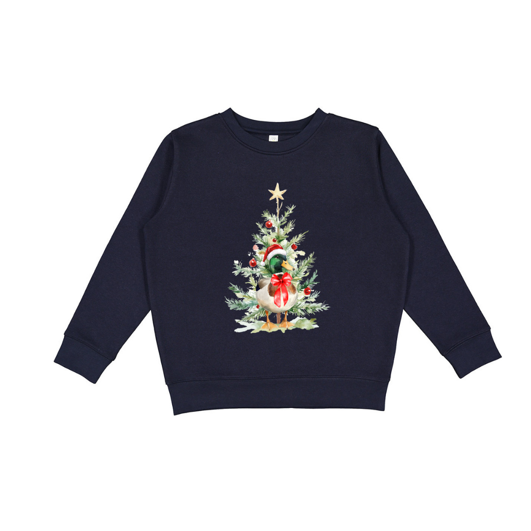 Mallard Christmas (Toddler & Youth Sizes) Crewneck Sweatshirts