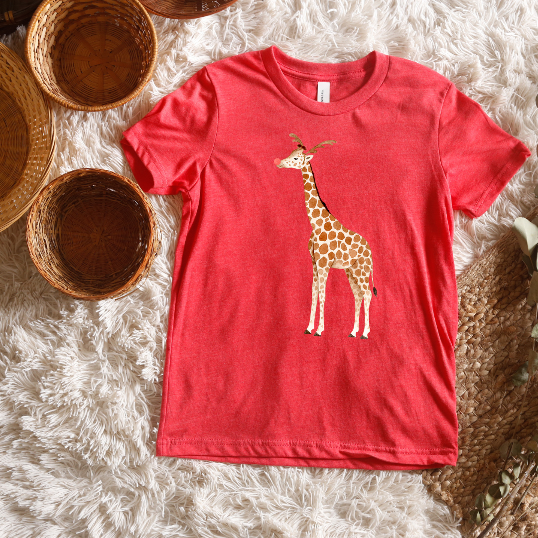 Rudy the Giraffe Short/ Long Sleeve Tees (Toddler/ Youth Sizes)