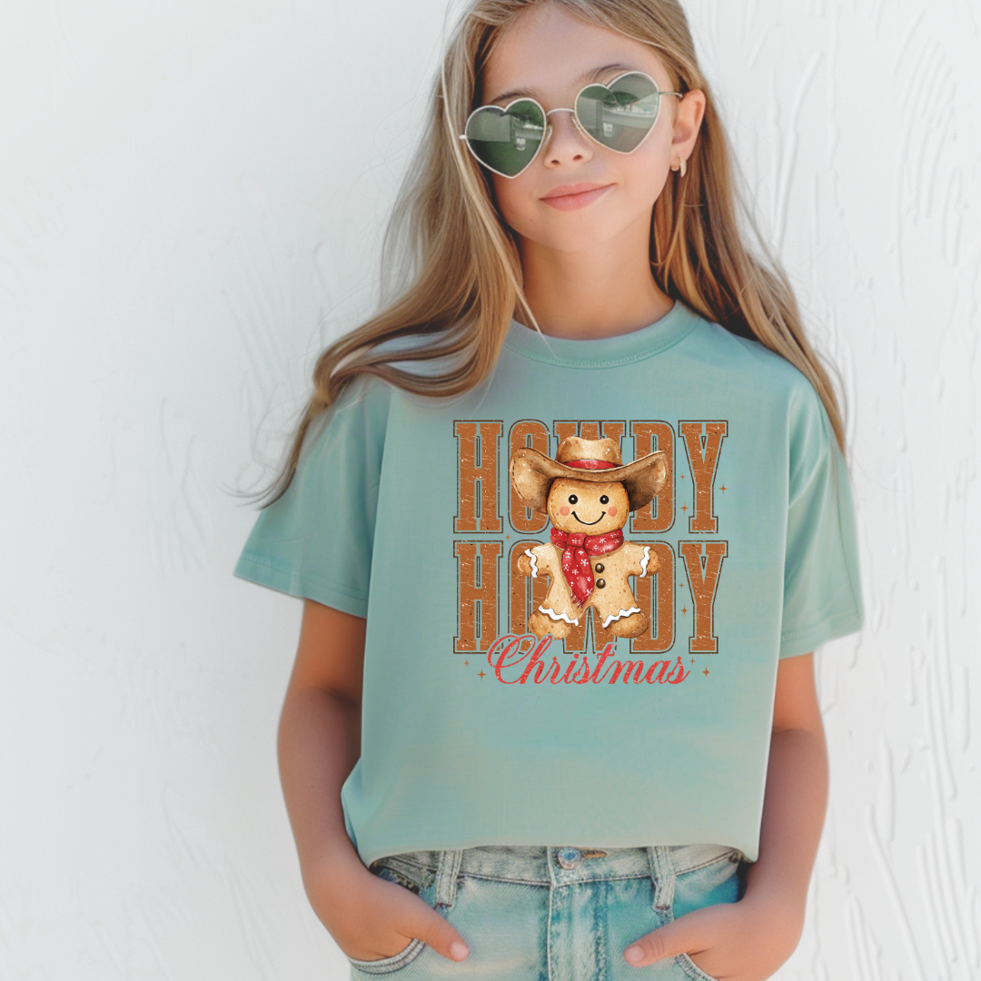 Howdy Howdy Christmas Short/ Long Sleeve Tees (Toddler/ Youth Sizes)