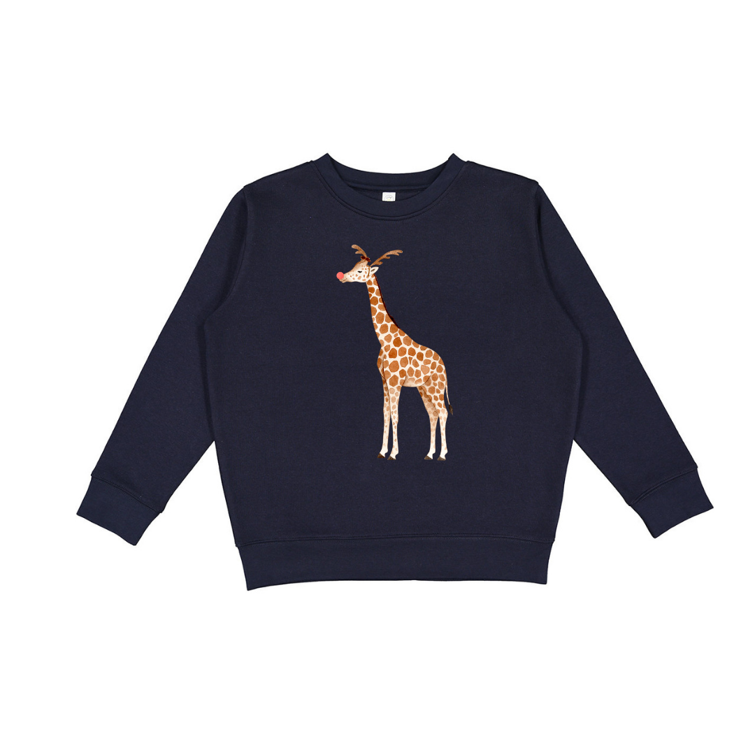 Rudy the Giraffe (Toddler & Youth Sizes) Crewneck Sweatshirts