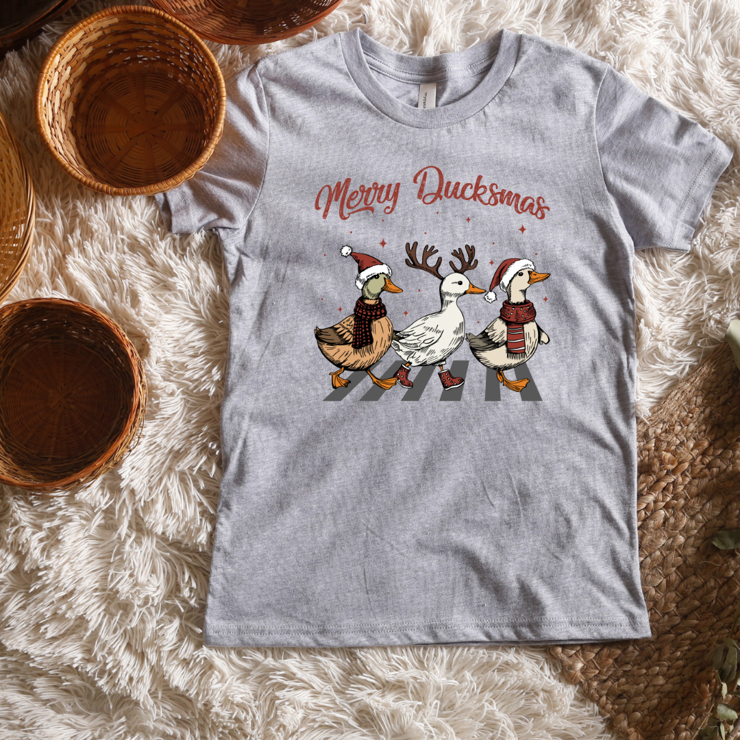 Merry Duckmas Short/ Long Sleeve Tees (Toddler/ Youth Sizes)