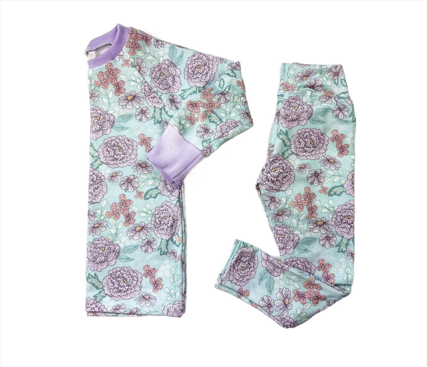 Norah Bamboo Cotton Spandex Floral Sets